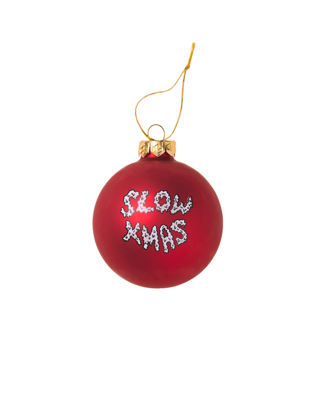 Slow Xmas Holiday Ornament